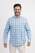 Camisa Nautica Mangas Largas Cuadros Para Caballeros by Nautica