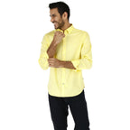 Camisa Nautica Mangas Largas Lisa para Caballeros