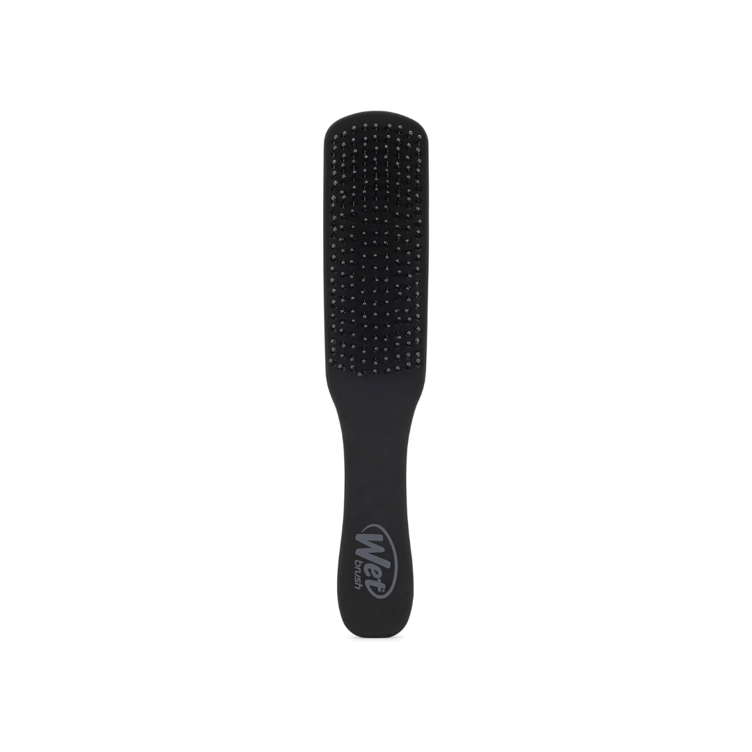 WET BRUSH MENS BLACK LEATHER