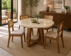MESA WOOD 1.20m REDONDA MADERA