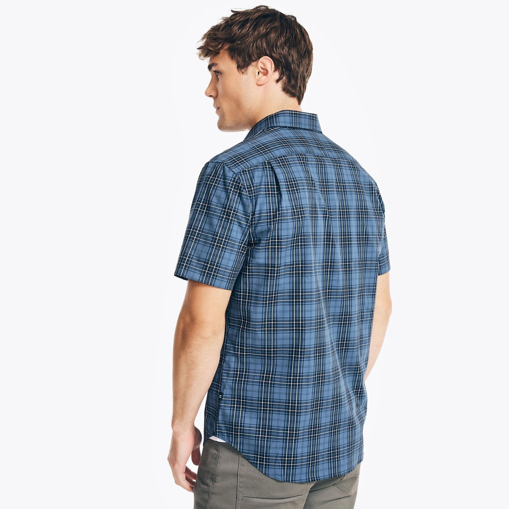 Camisa Nautica Mangas Cortas Cuadros Para Caballeros by Nautica
