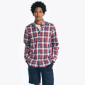 Camisa Nautica Mangas Largas Cuadros para Caballeros