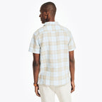 Camisa Nautica Mangas Cortas Cuadros para Caballeros