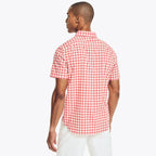 Camisa Nautica Mangas Cortas Cuadros P/ Caballeros WR3529-6SR by Nautica