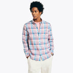 Camisa Nautica Mangas Largas Cuadros Para Caballeros by Nautica