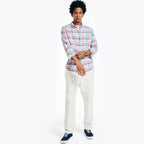 Camisa Nautica Mangas Largas Cuadros Para Caballeros by Nautica