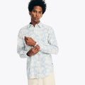 Camisa Nautica Mangas Largas Estampado para Caballeros
