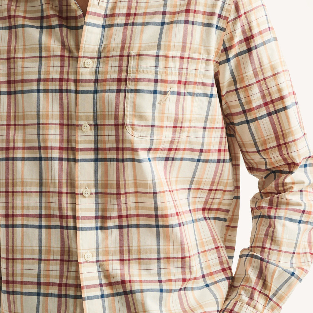 Camisa Nautica Mangas Largas Cuadros Para Caballeros by Nautica