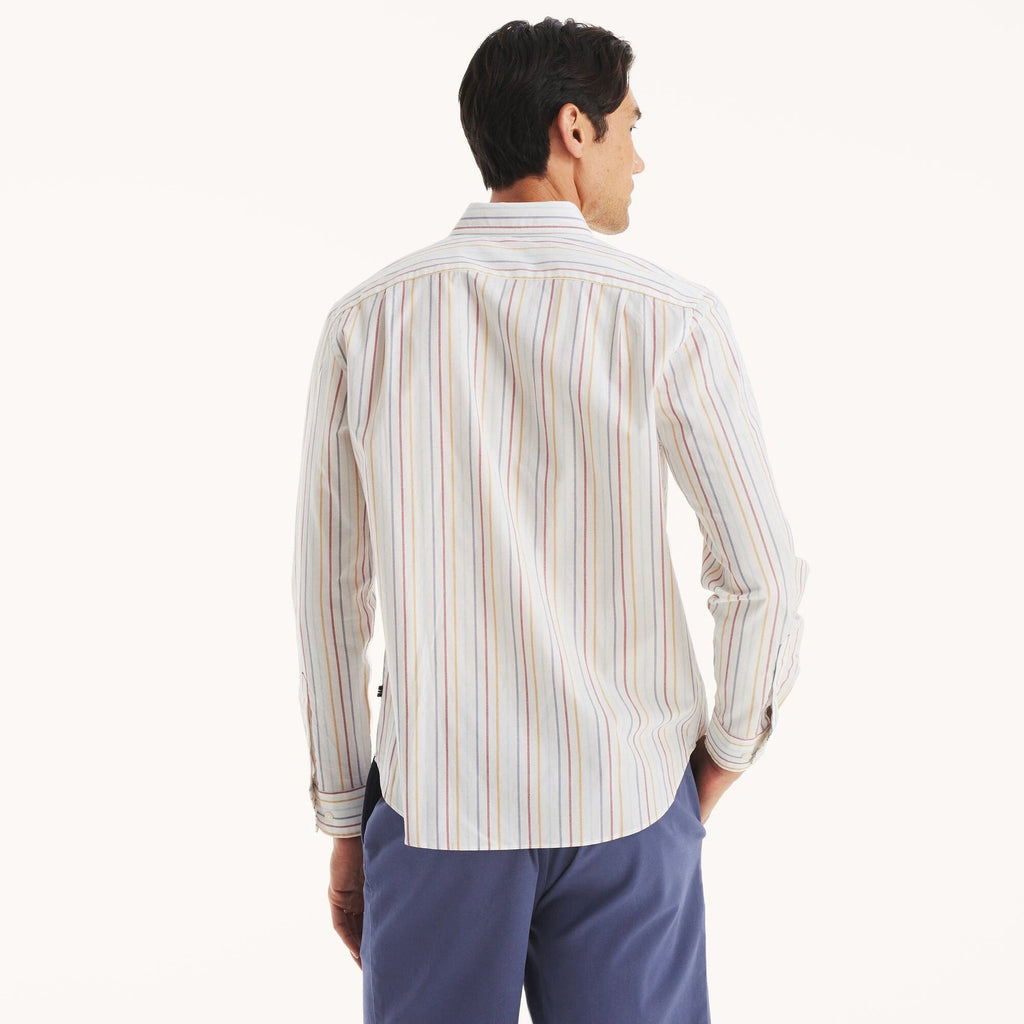 Camisa Nautica Mangas Largas Rayas Para Caballeros by Nautica