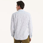 Camisa Nautica Mangas Largas Estampada Para Caballeros by Nautica