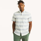 Camisa Nautica Mangas Cortas Rayas para Caballeros