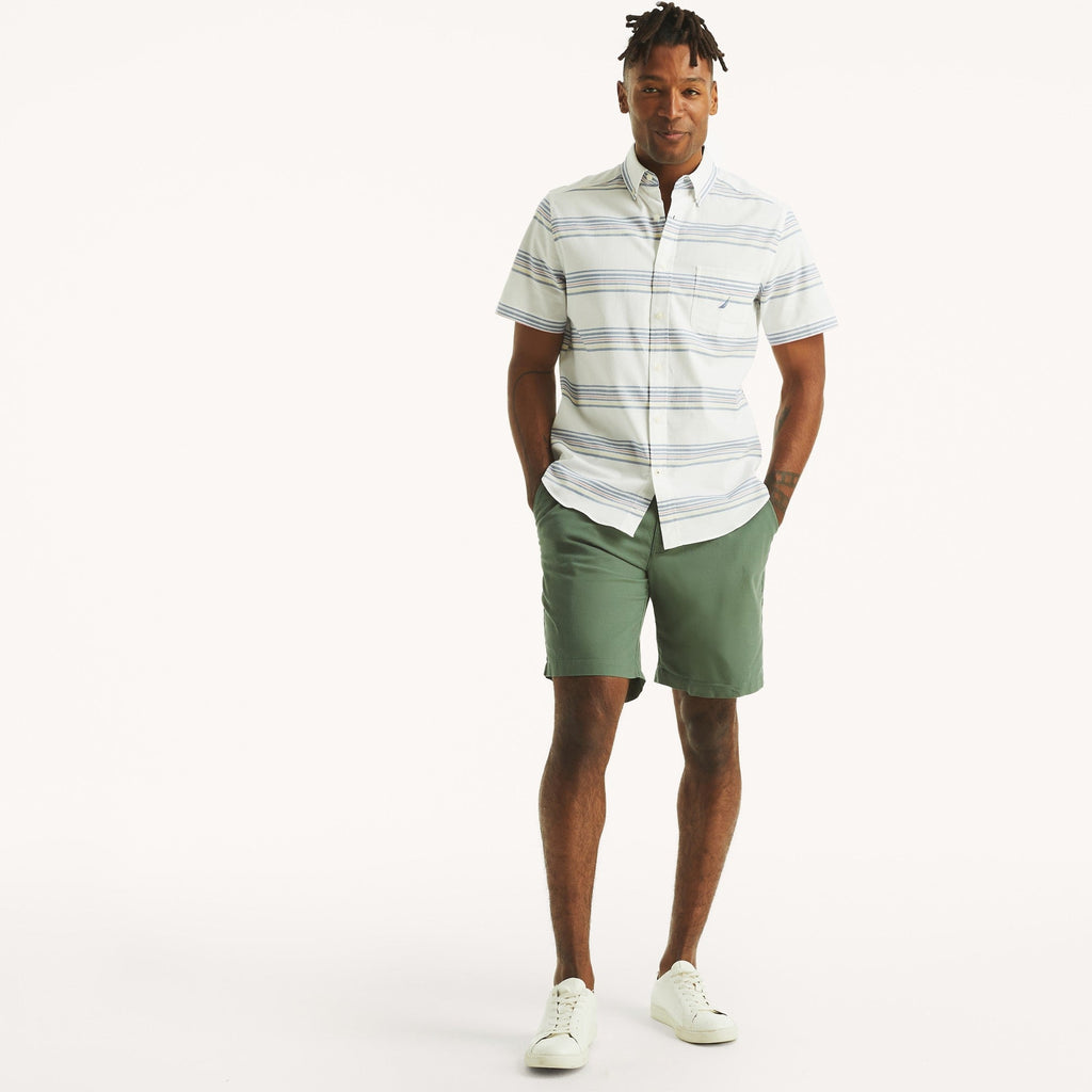 Camisa Nautica Mangas Cortas Rayas para Caballeros