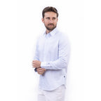 Camisa Nautica Mangas Largas Estampado para Caballeros