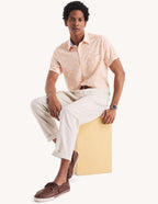 Camisa Nautica Mangas Cortas Estampado para Caballeros