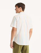 Camisa Nautica Mangas Cortas Rayas para Caballeros