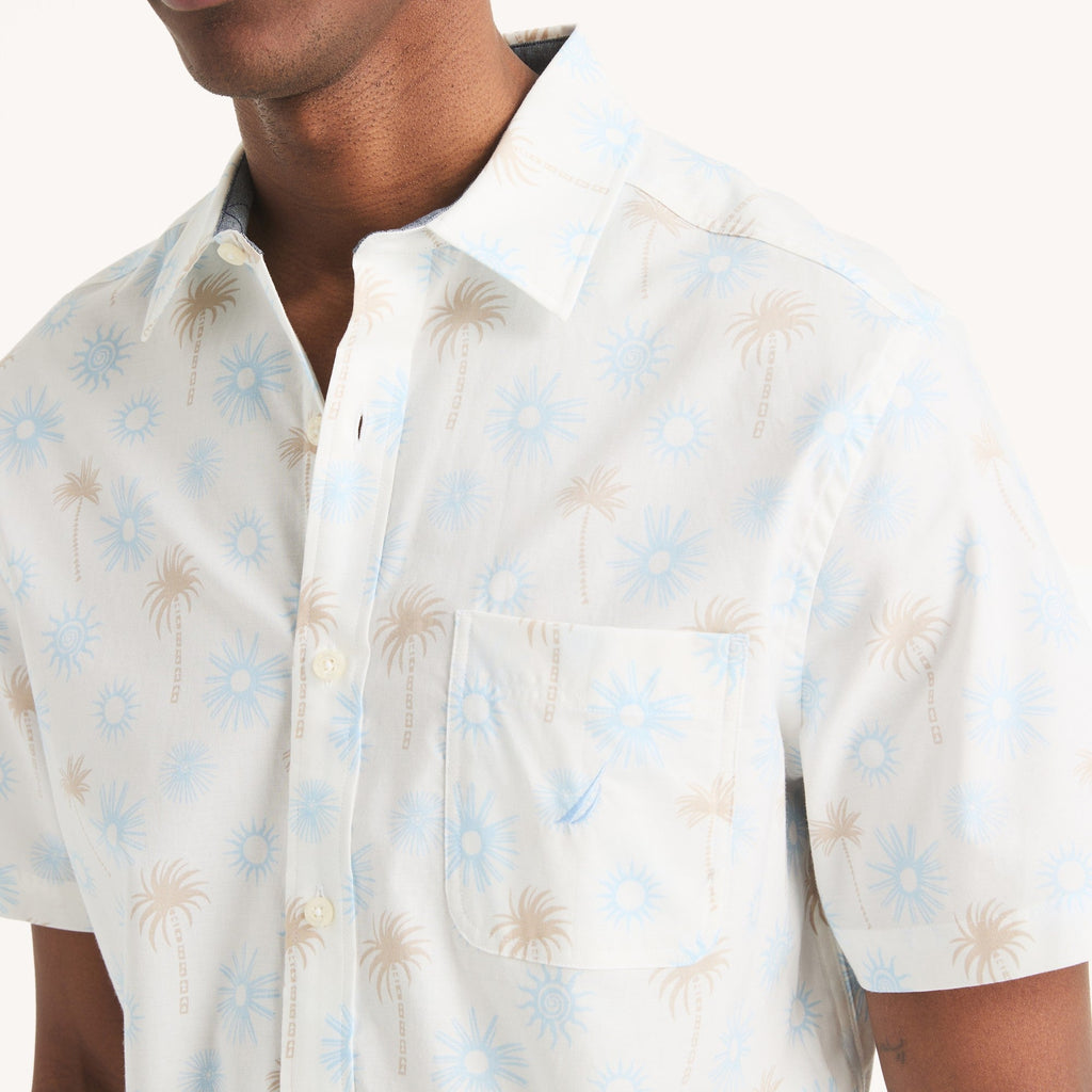 Camisa Nautica Mangas Cortas Estampado para Caballeros