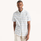 Camisa Nautica Mangas Cortas Rayas para Caballeros