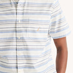 Camisa Nautica Mangas Cortas Rayas para Caballeros