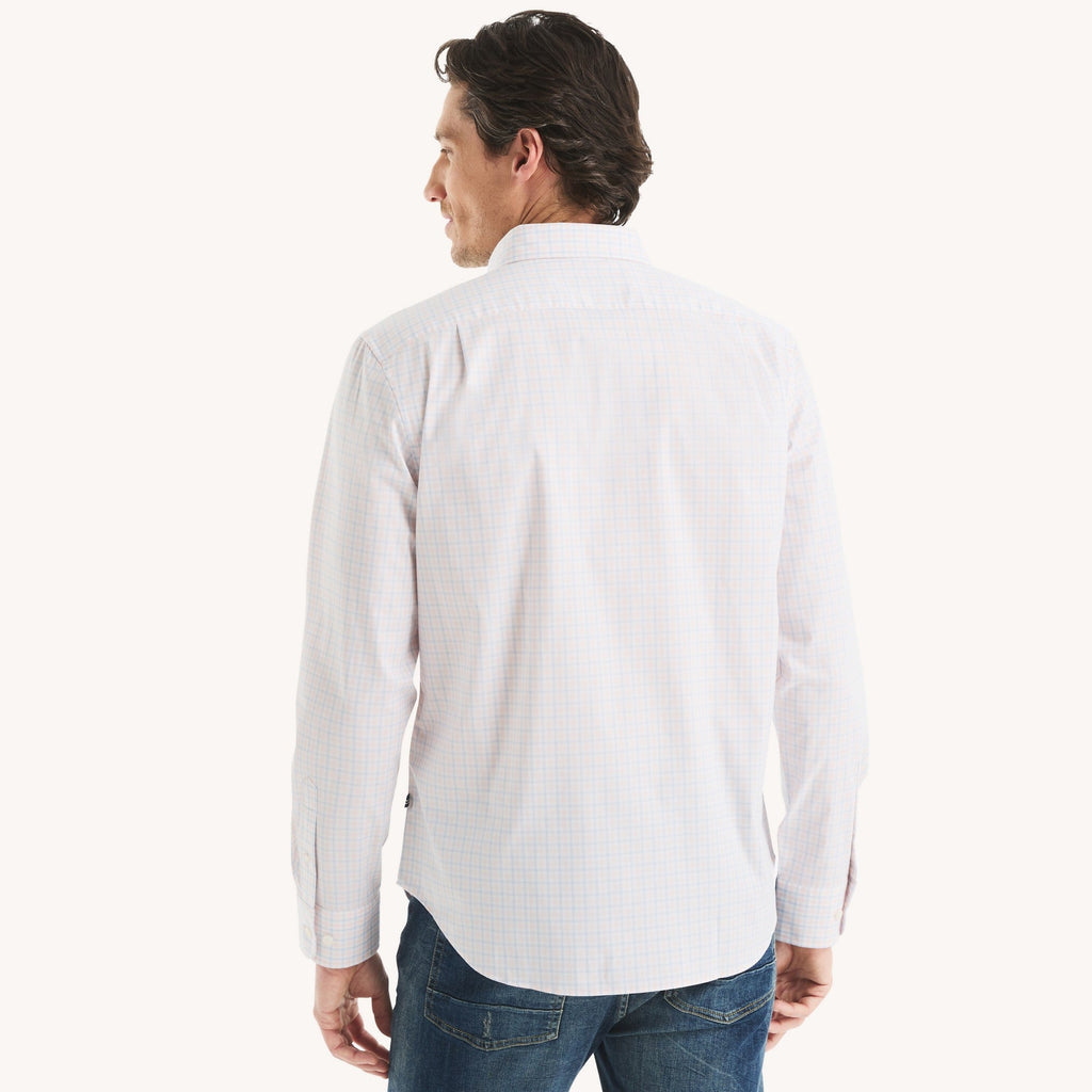 Camisa Nautica Mangas Largas Cuadros para Caballeros