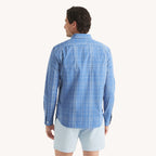 Camisa Nautica Mangas Largas Cuadros para Caballeros