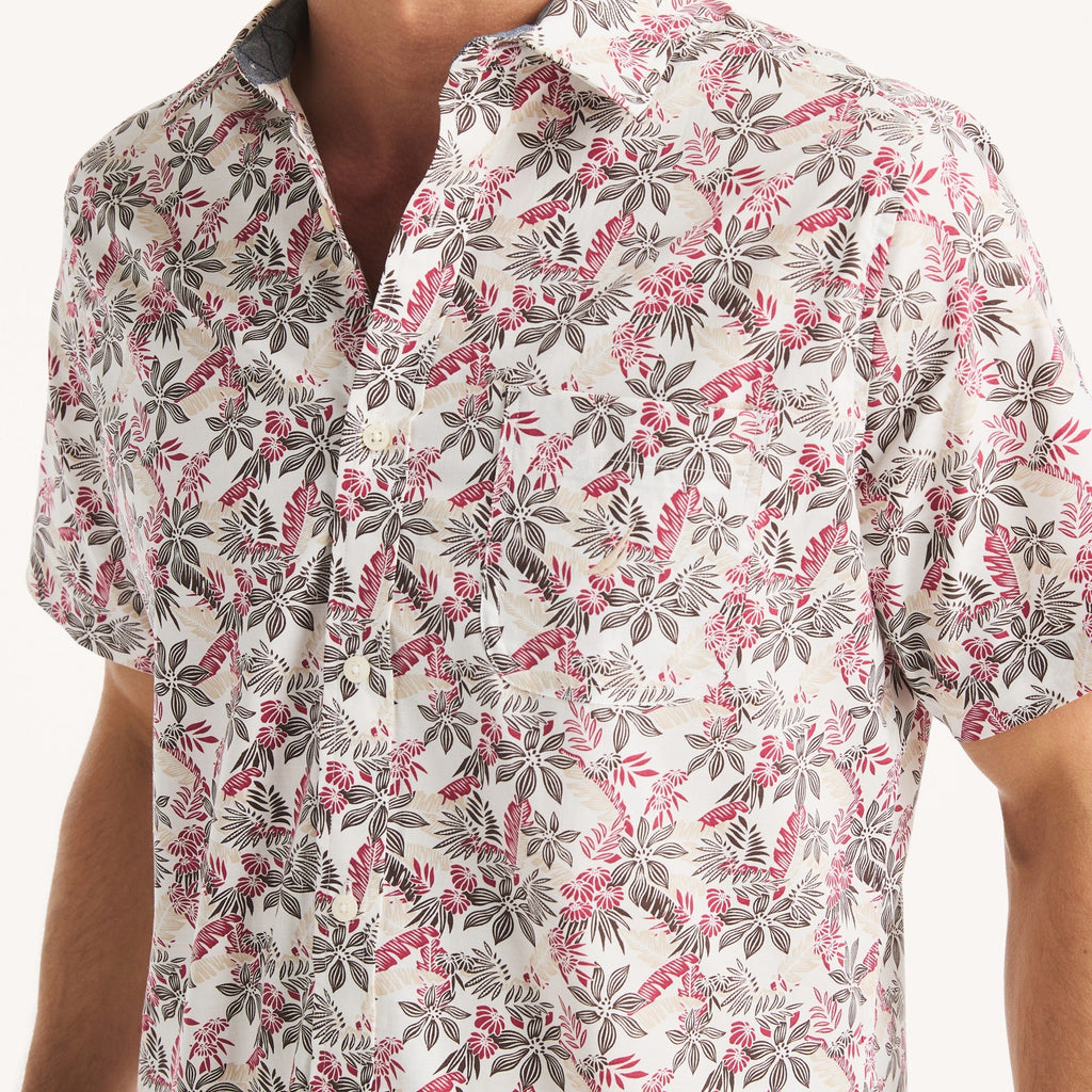 Camisa Nautica Mangas Cortas Estampado para Caballeros