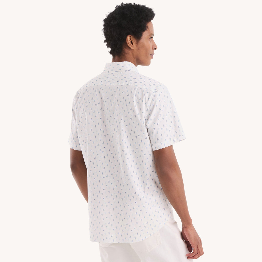 Camisa Nautica Mangas Cortas Estampado para Caballeros