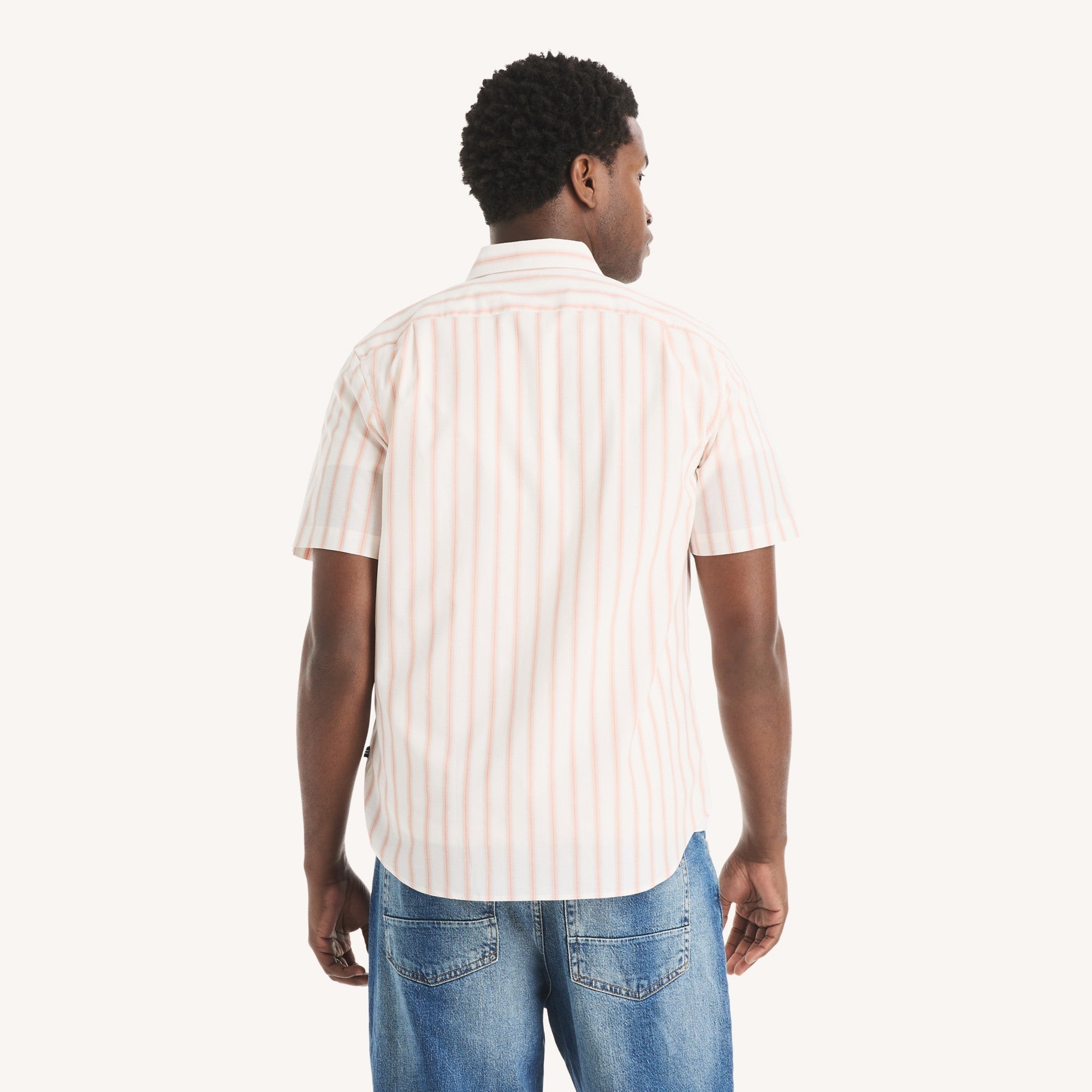 Camisa Nautica Mangas Cortas Rayas para Caballeros