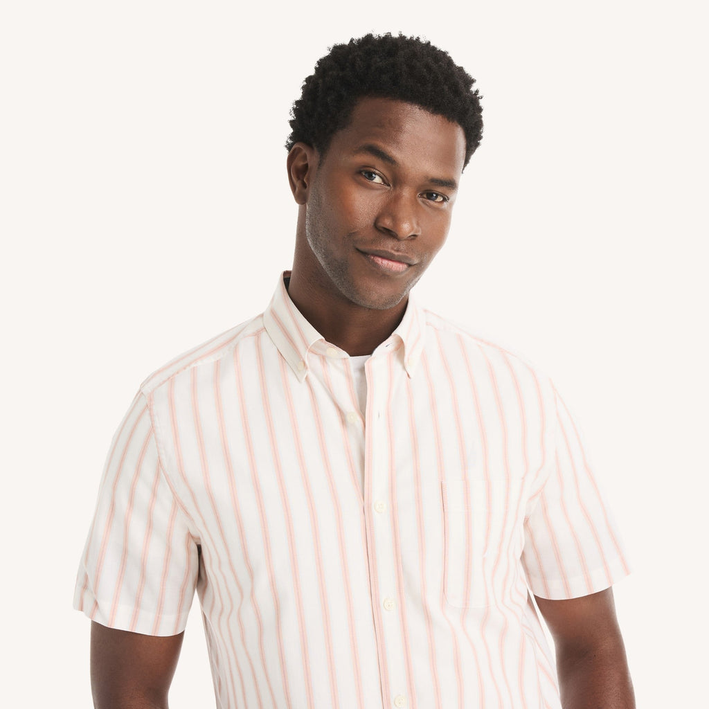 Camisa Nautica Mangas Cortas Rayas para Caballeros