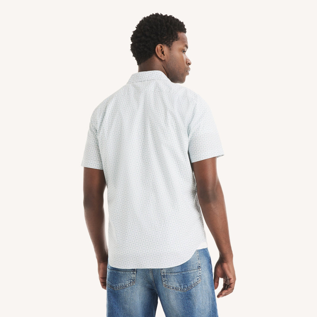 Camisa Nautica Mangas Cortas Estampado para Caballeros
