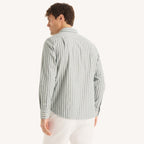 Camisa Nautica Mangas Largas Rayas para Caballeros