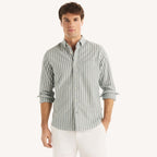 Camisa Nautica Mangas Largas Rayas para Caballeros