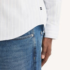 Camisa Nautica Mangas Largas Rayas para Caballeros