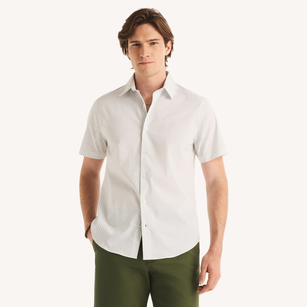 Camisa Nautica Mangas Cortas Estampado para Caballeros