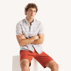 Camisa Nautica Mangas Cortas Cuadros para Caballeros