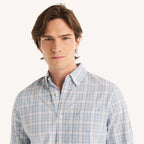 Camisa Nautica Mangas Largas Cuadros para Caballeros