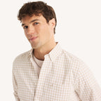 Camisa Nautica Mangas Largas Cuadros para Caballeros