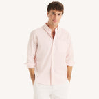 Camisa Nautica Mangas Largas Cuadros para Caballeros