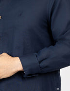 Camisa Nautica Mangas Largas Lisa para Caballeros