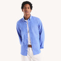 Camisa Nautica Mangas Largas Lisa para Caballeros