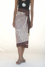 WRAP SKIRT LINO/CARACOLES