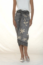 WRAP SKIRT LINO/COLLAGE PALMAS