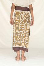 WRAP SKIRT LINO/ETNICO
