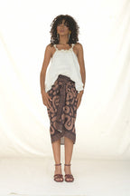 WRAP SKIRT LINO/ETNICO