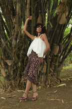 WRAP SKIRT LINO/ETNICO