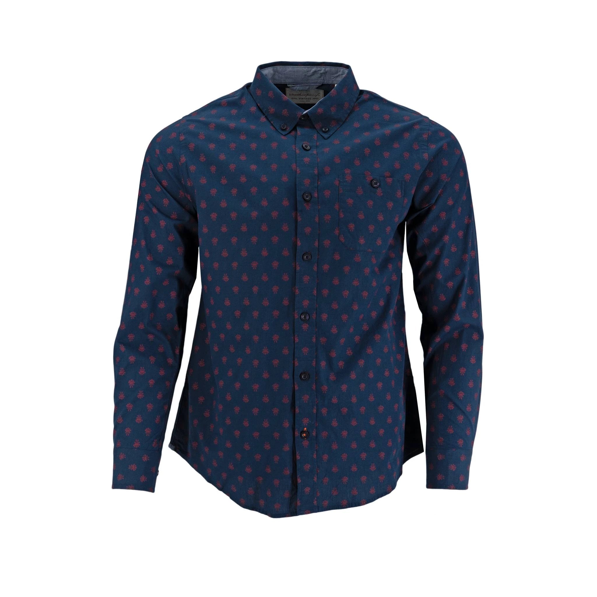 Camisa Weatherproof Mangas Largas Estampada Para Caballeros by Weatherproof