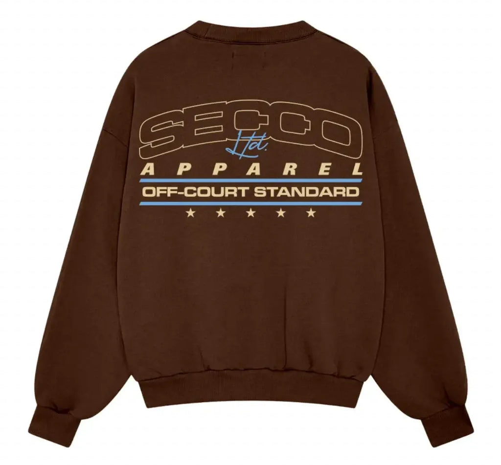 Off Court Crewneck Black Coffee