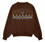 Off Court Crewneck Black Coffee