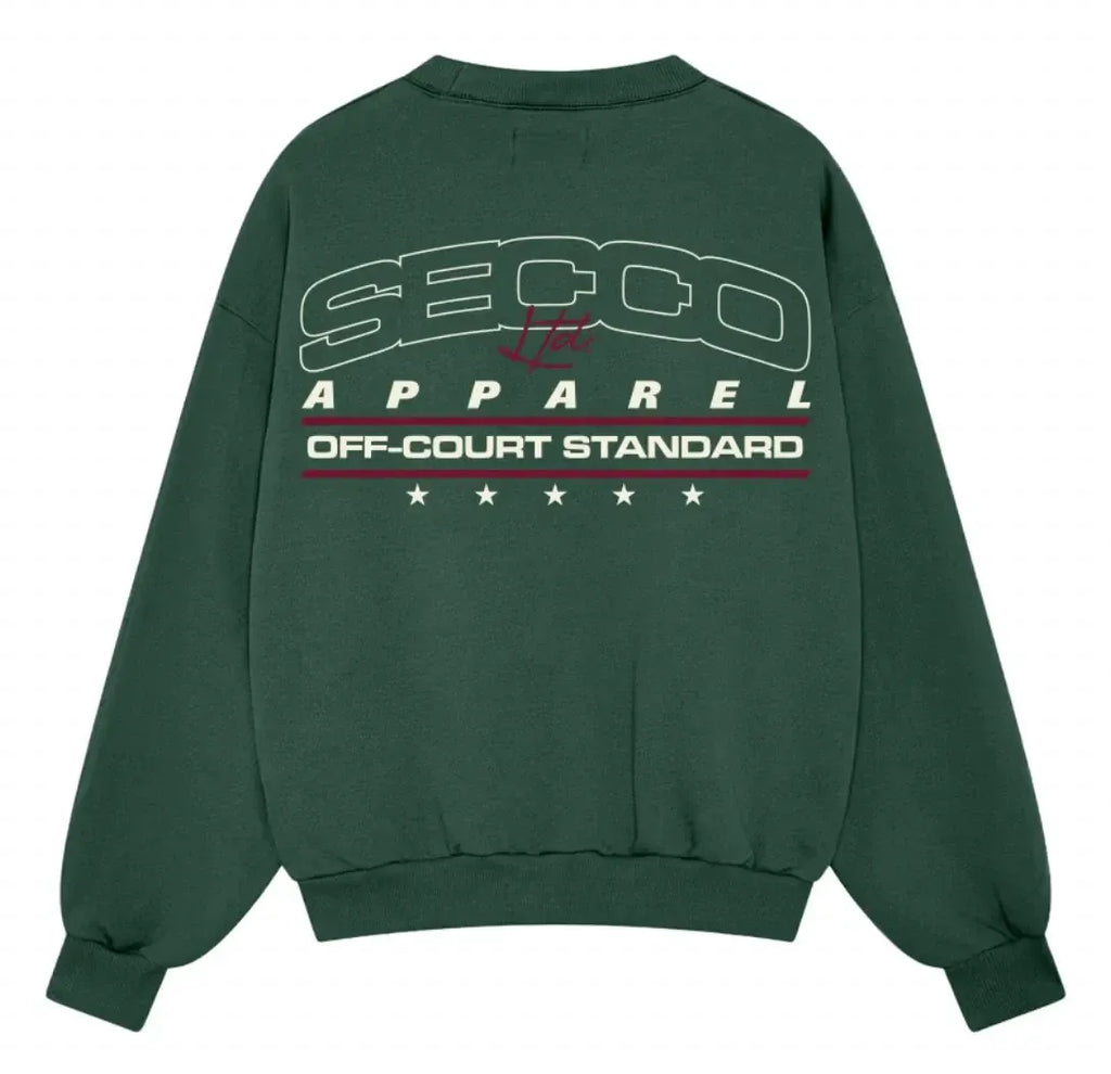 Off Court Crewneck Green