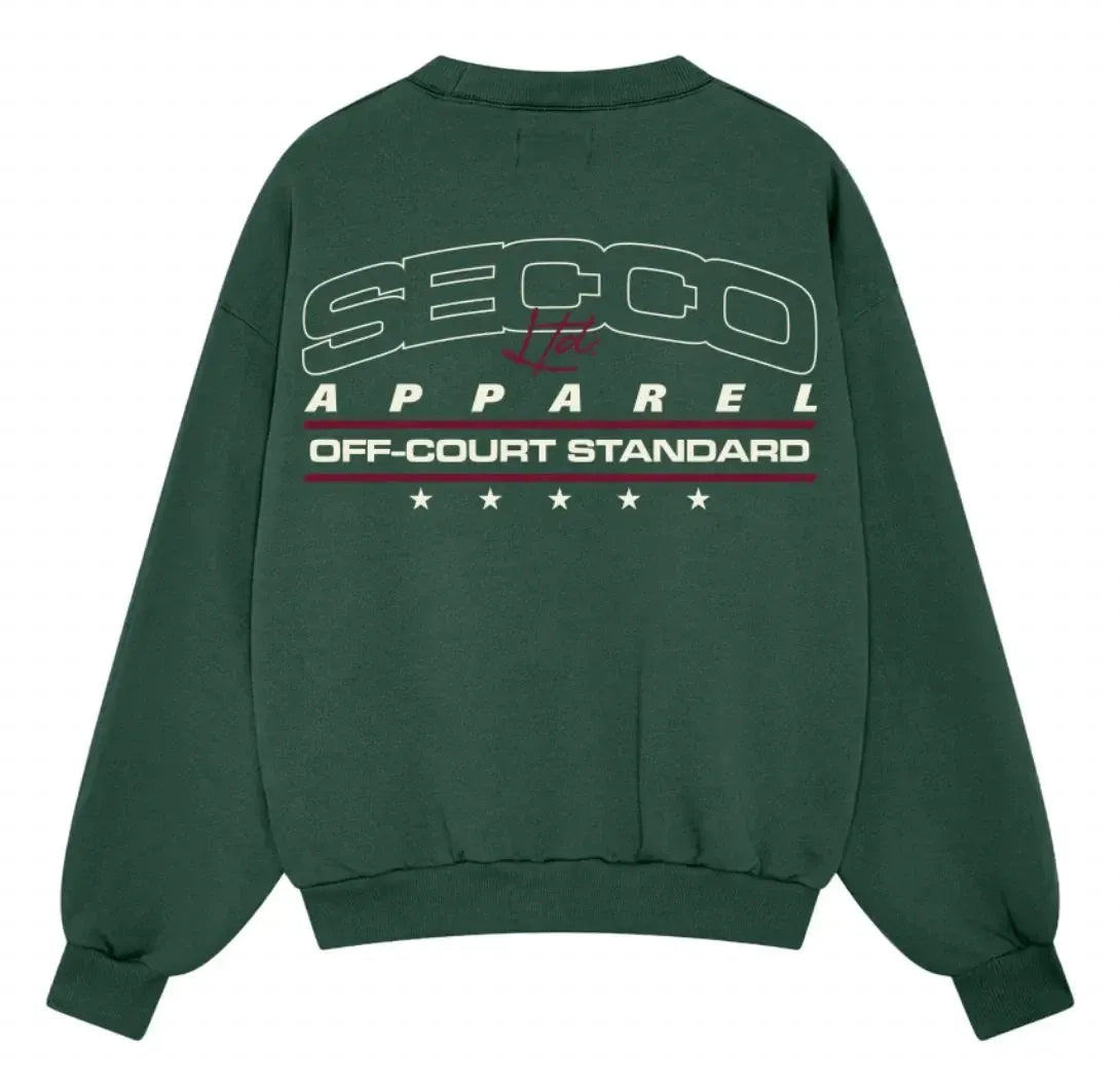 Off Court Crewneck Green
