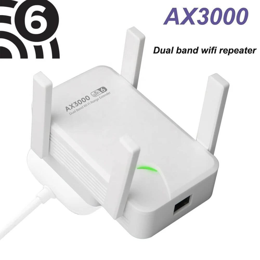 Repetidor WIFI6 AX3000 2.4G/5GHz Gigabit 3000mbps